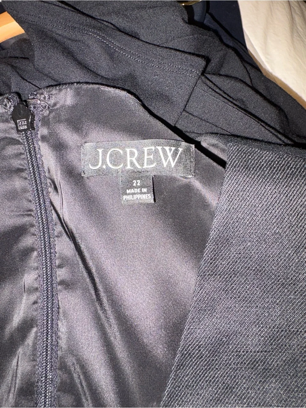 J. Crew Navy Sleeveless Sheath Dress
